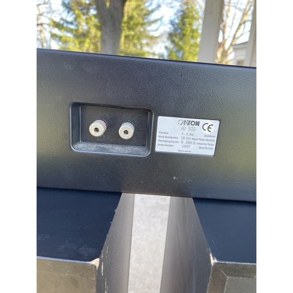 Canton Fonum 501 DC speakers ( set of 3 ) 1994 Germany Made Hi-Fi Audiophile - Picture 10 of 15